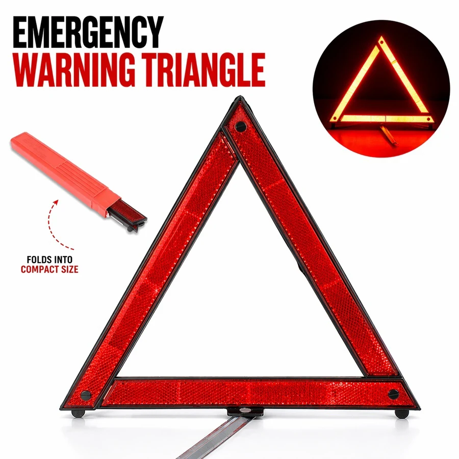 Emergency Exit Sign - Car Tripod Folded Stop Sign Reflector