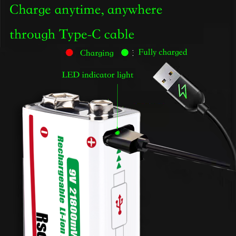 USB-C Rechargable 9V Lithium i - огляд і ціна Smoke Detector Interconnected