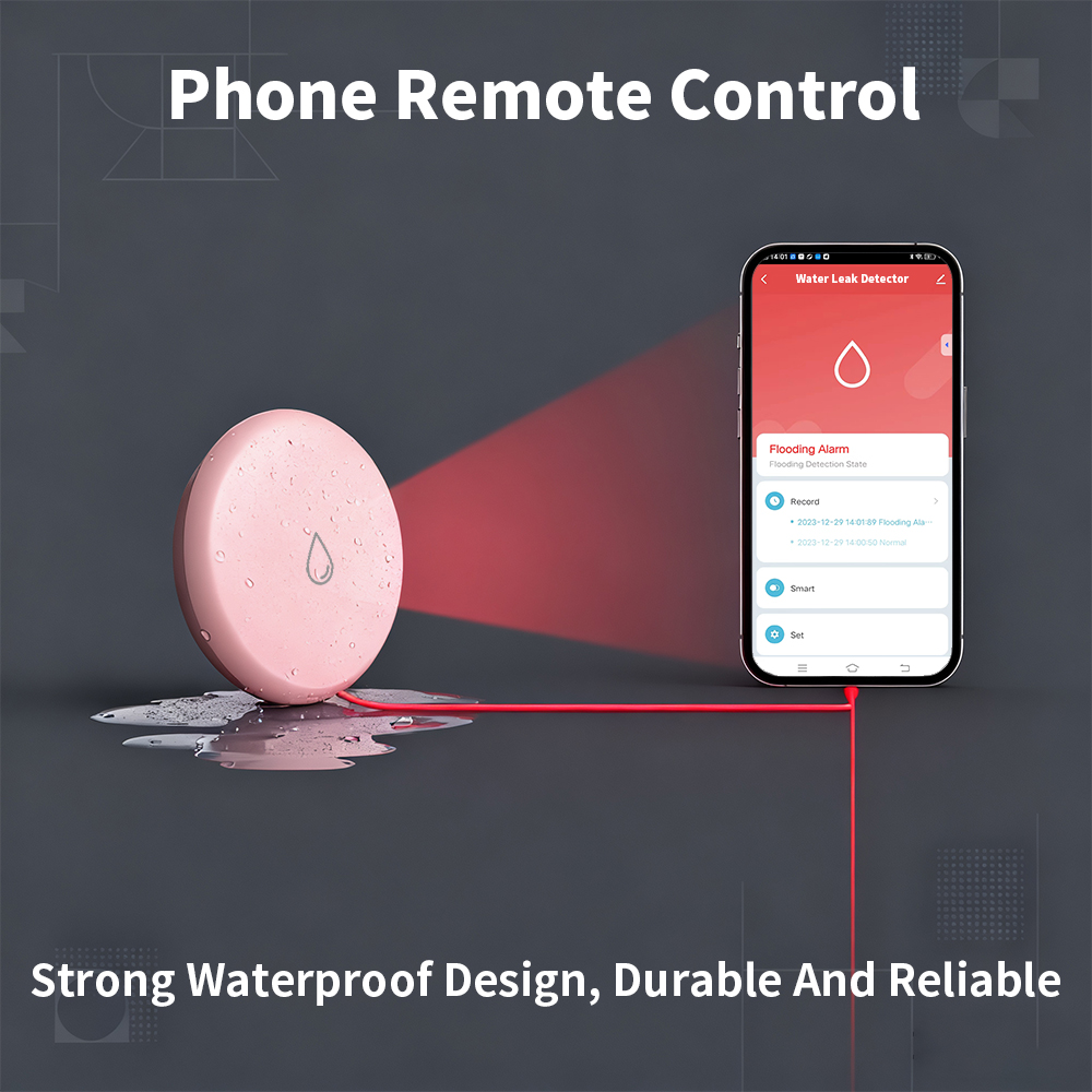 Zigbee Leakage Sensor LED Imme - огляд і ціна Water Alarm Sensor