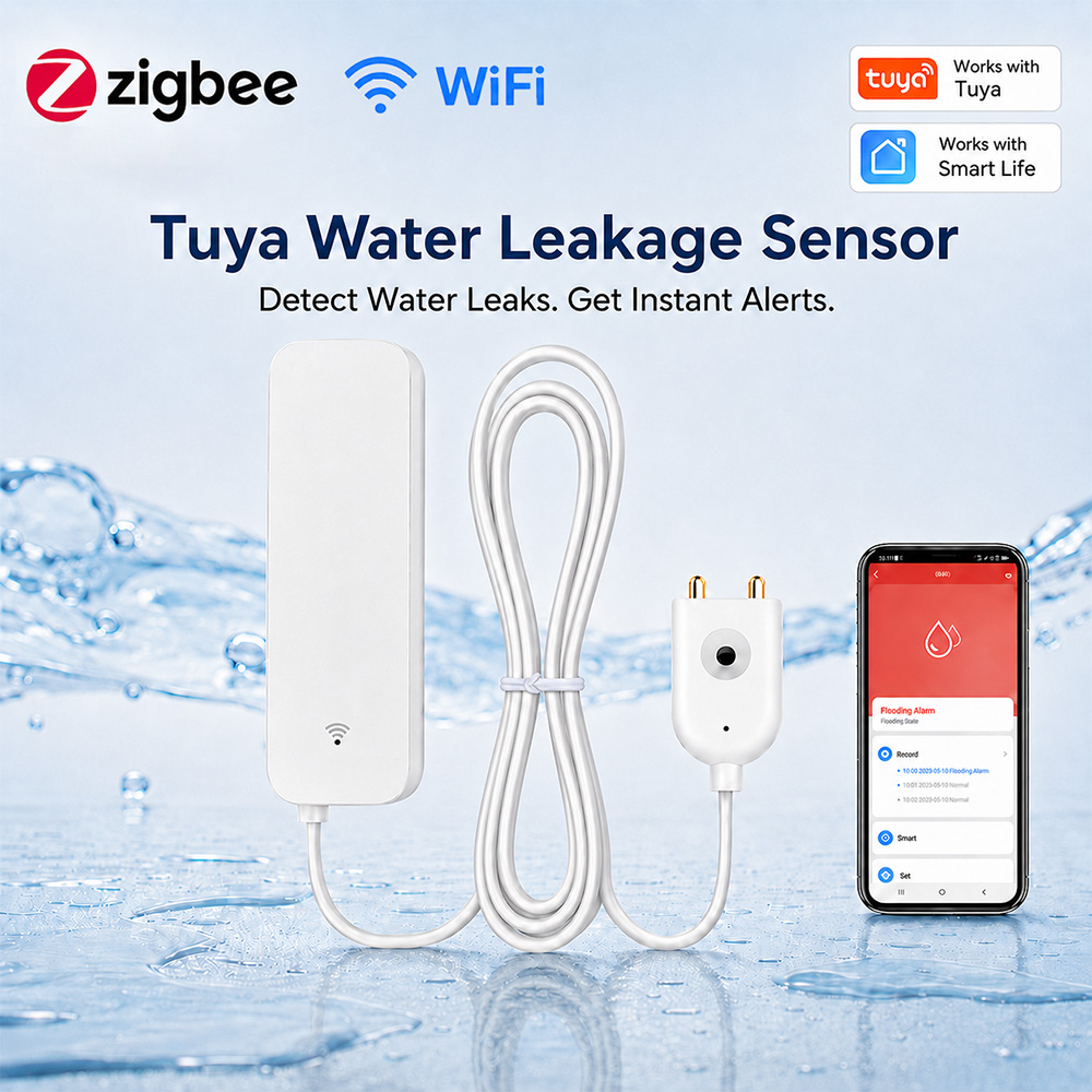 ZigBee WiFi Water Leak Sensor  - огляд і ціна Water Alarm Sensor
