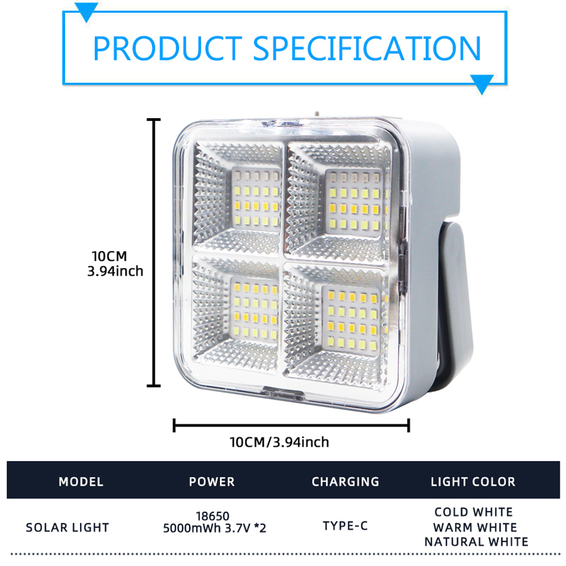 Rechargeable LED Solar Street  - огляд і ціна Power Outage Light