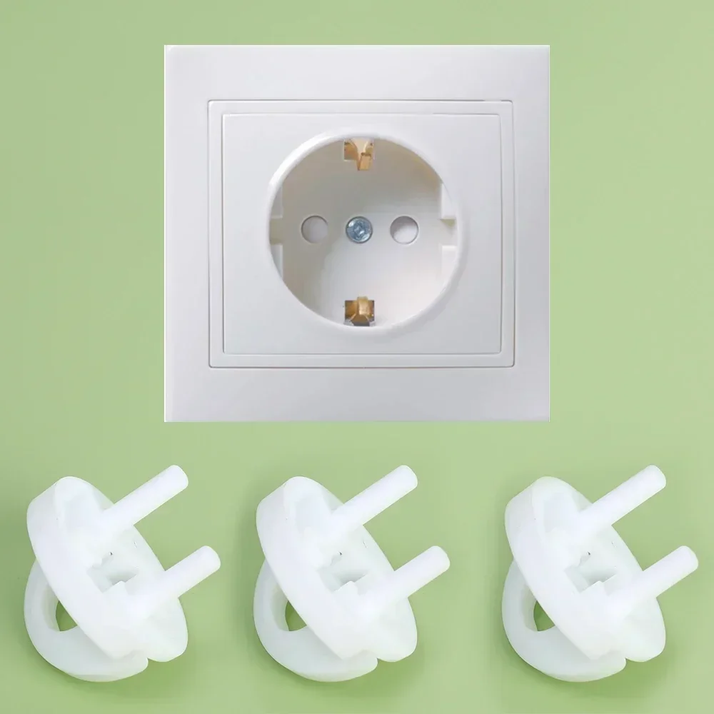 White Electrical Safety Socket - огляд і ціна Outlet Cover Baby