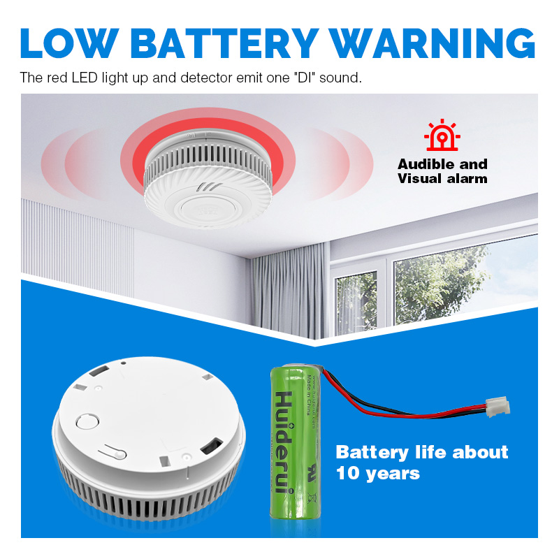10 Years Battery Powered Hotel - огляд і ціна Smoke Detector Interconnected