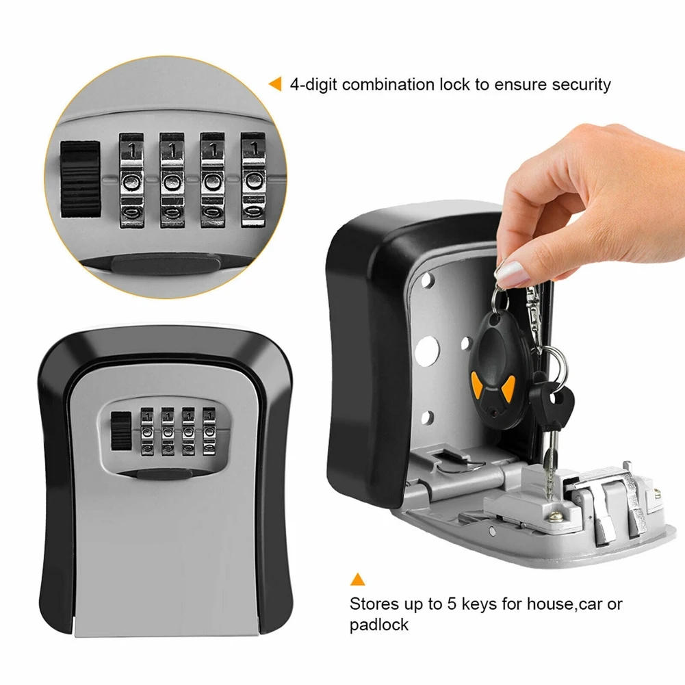 Wall Mount Key Lock Box 4 Digi - огляд і ціна Lockbox Key Secure