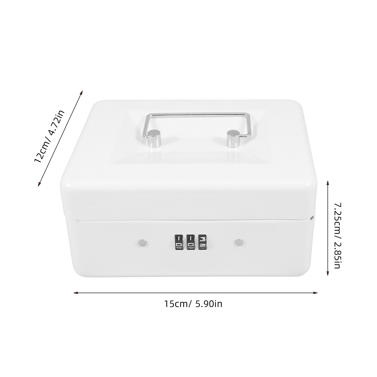 Steel Cash Box Combination Loc - огляд і ціна Lockbox Key Secure