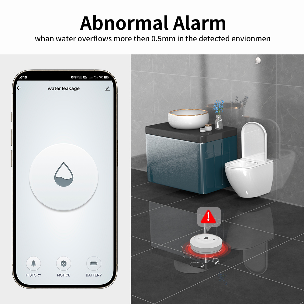 TNCE ZigBee3.0 Tuya Smart Wate - огляд і ціна Water Alarm Sensor
