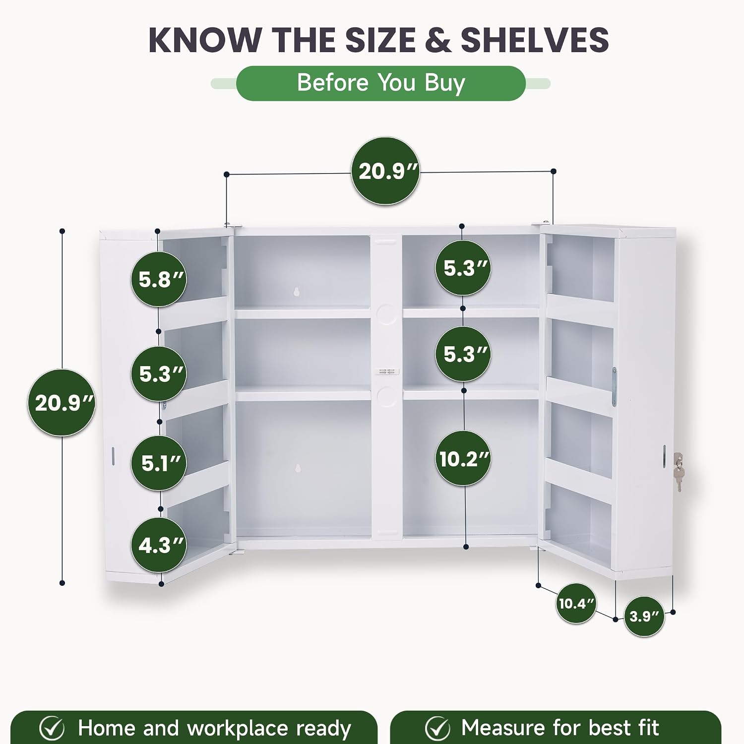 Large Locking Medicine Cabinet - огляд і ціна Medicine Cabinet Lock