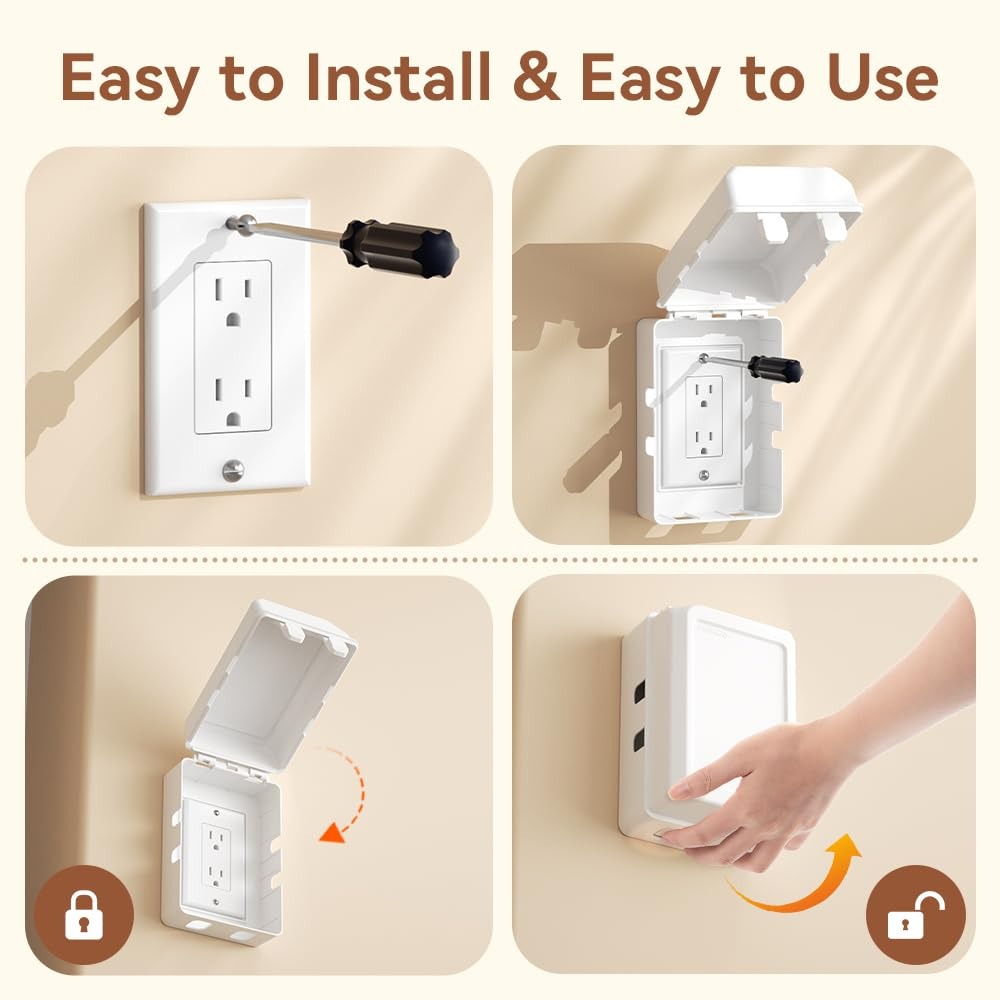Baby Proof Electrical Outlet C - огляд і ціна Outlet Cover Baby