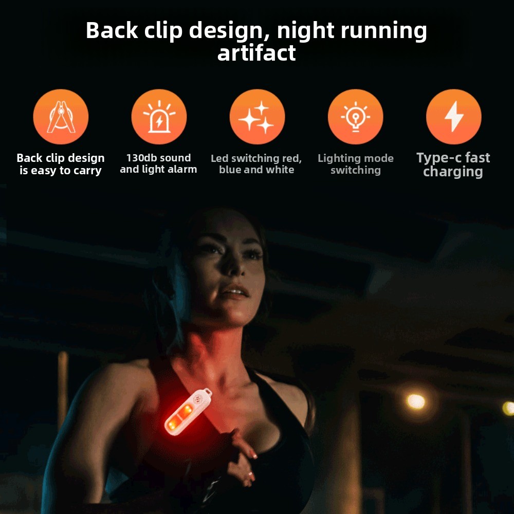 130dB Night Running Safety War - огляд і ціна Personal Alarm Keychain